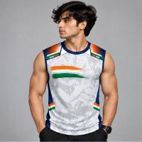 Ristrock Men's All Over Printed Polyester T-Shirt FP-D1755