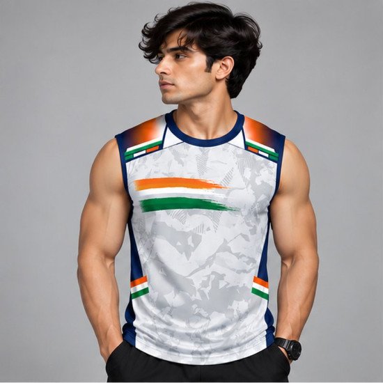 Ristrock Men's All Over Printed Polyester T-Shirt FP-D1755