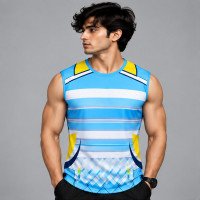Ristrock Men's All Over Printed Polyester T-Shirt FP-D1756