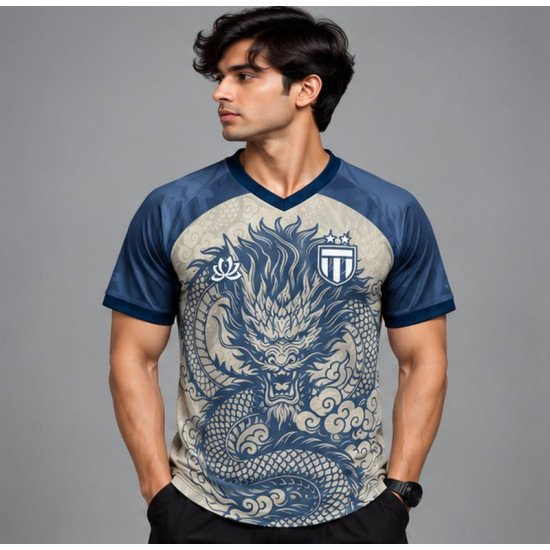 Ristrock Men's All Over Printed Polyester T-Shirt FP-D1757