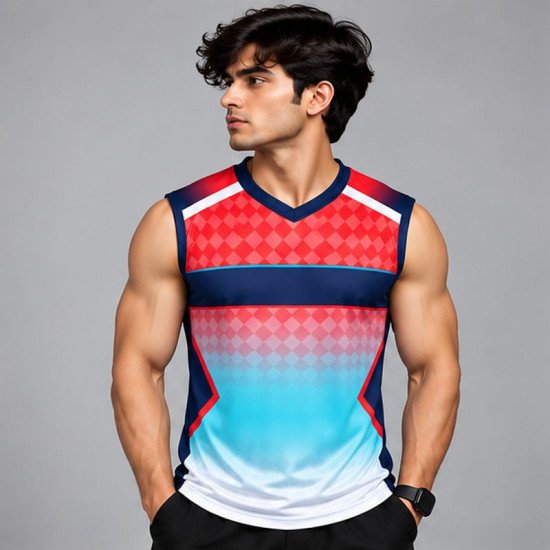 Ristrock Men's All Over Printed Polyester T-Shirt FP-D1758