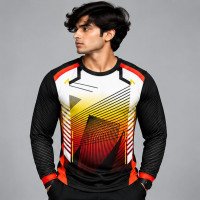 Ristrock Men's All Over Printed Polyester T-Shirt FP-D1759