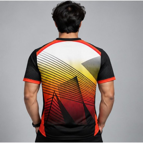 Ristrock Men's All Over Printed Polyester T-Shirt FP-D1759
