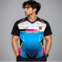Ristrock Men's All Over Printed Polyester T-Shirt FP-D1761