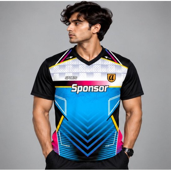 Ristrock Men's All Over Printed Polyester T-Shirt FP-D1761
