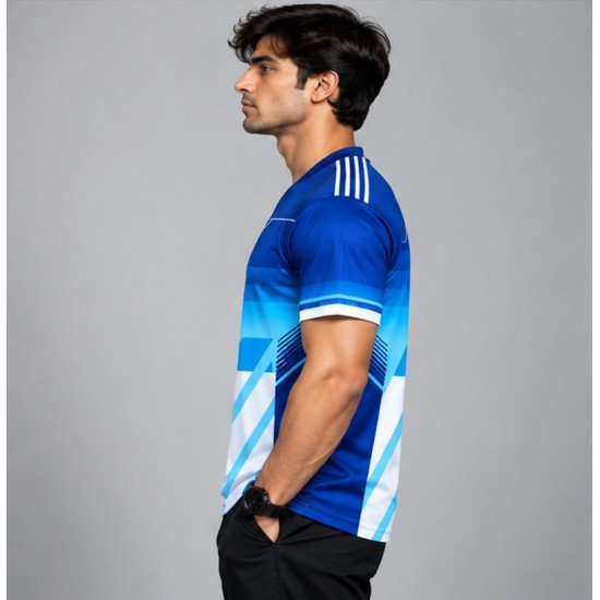 Ristrock Men's All Over Printed Polyester T-Shirt FP-D1762