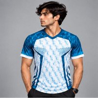 Ristrock Men's All Over Printed Polyester T-Shirt FP-D1763