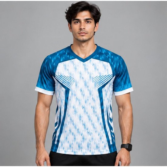 Ristrock Men's All Over Printed Polyester T-Shirt FP-D1763