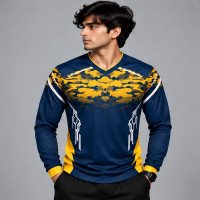 Ristrock Men's All Over Printed Polyester T-Shirt FP-D1764