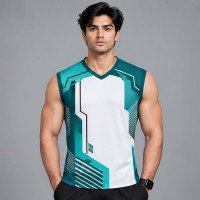 Ristrock Men's All Over Printed Polyester T-Shirt FP-D1765