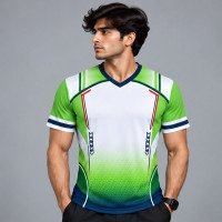 Ristrock Men's All Over Printed Polyester T-Shirt FP-D1766