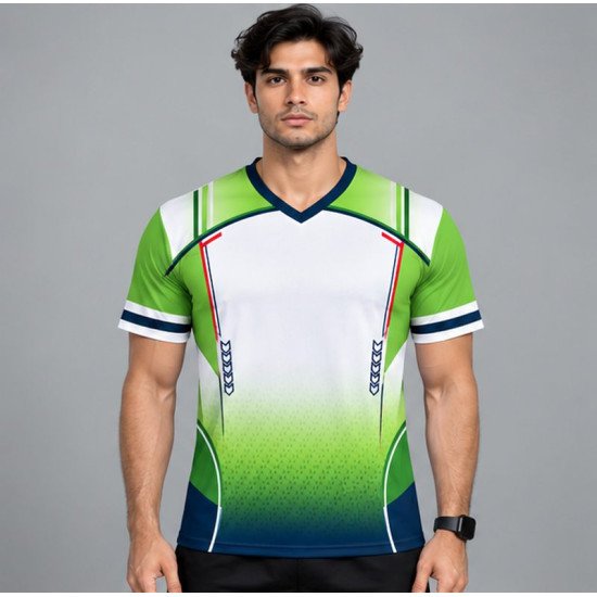 Ristrock Men's All Over Printed Polyester T-Shirt FP-D1766