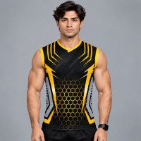 Ristrock Men's All Over Printed Polyester T-Shirt FP-D1767