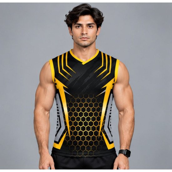 Ristrock Men's All Over Printed Polyester T-Shirt FP-D1767