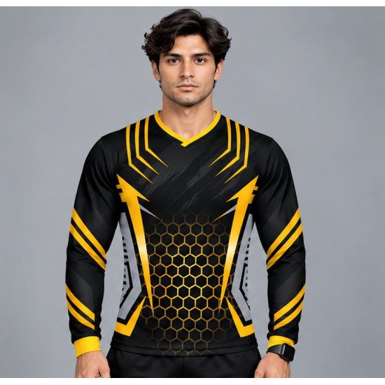 Ristrock Men's All Over Printed Polyester T-Shirt FP-D1767