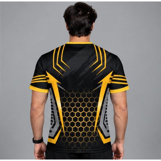 Ristrock Men's All Over Printed Polyester T-Shirt FP-D1767