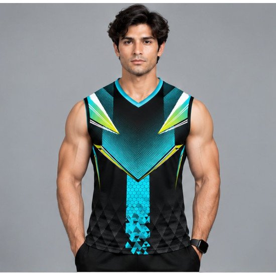 Ristrock Men's All Over Printed Polyester T-Shirt FP-D1768