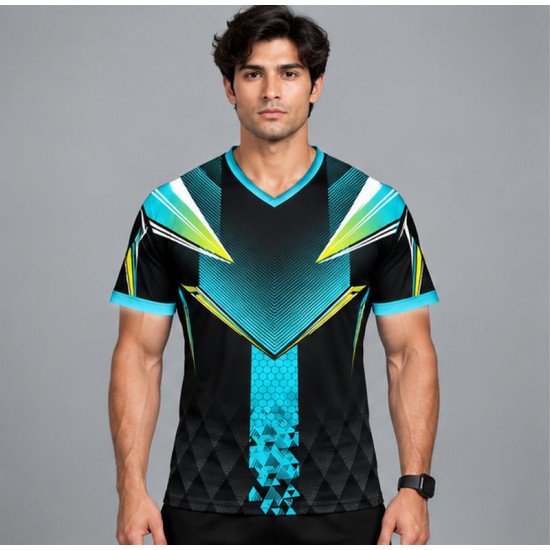 Ristrock Men's All Over Printed Polyester T-Shirt FP-D1768