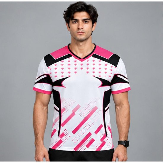Ristrock Men's All Over Printed Polyester T-Shirt FP-D1769
