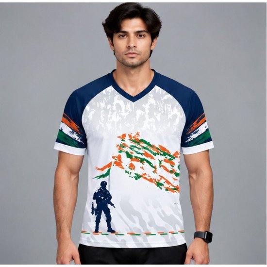 Ristrock Men's All Over Printed Polyester T-Shirt FP-D1770
