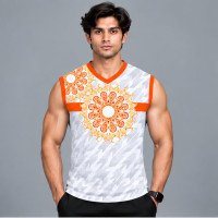 Ristrock Men's All Over Printed Polyester T-Shirt FP-D1771