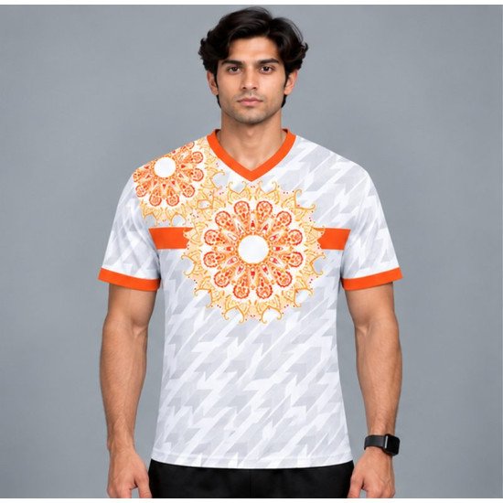 Ristrock Men's All Over Printed Polyester T-Shirt FP-D1771