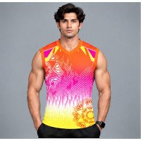 Ristrock Men's All Over Printed Polyester T-Shirt FP-D1772