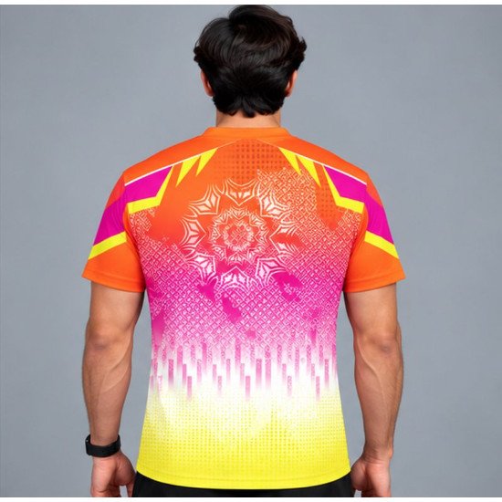 Ristrock Men's All Over Printed Polyester T-Shirt FP-D1772
