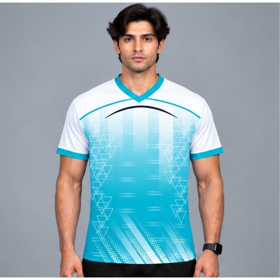 Ristrock Men's All Over Printed Polyester T-Shirt FP-D1773