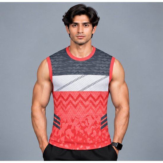 Ristrock Men's All Over Printed Polyester T-Shirt FP-D1774