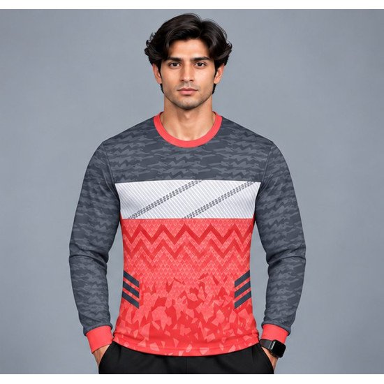 Ristrock Men's All Over Printed Polyester T-Shirt FP-D1774