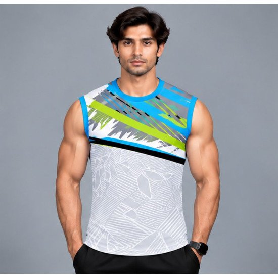 Ristrock Men's All Over Printed Polyester T-Shirt FP-D1775