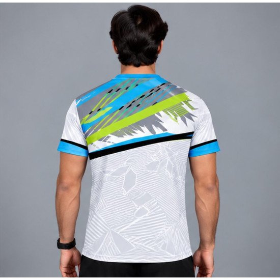Ristrock Men's All Over Printed Polyester T-Shirt FP-D1775