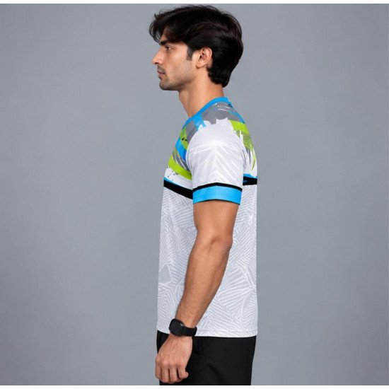 Ristrock Men's All Over Printed Polyester T-Shirt FP-D1775