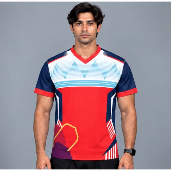 Ristrock Men's All Over Printed Polyester T-Shirt FP-D1776
