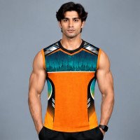 Ristrock Men's All Over Printed Polyester T-Shirt FP-D1778