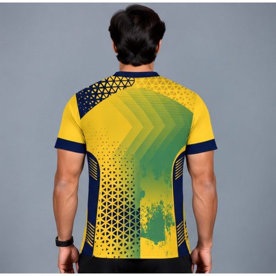 Ristrock Men's All Over Printed Polyester T-Shirt FP-D1779