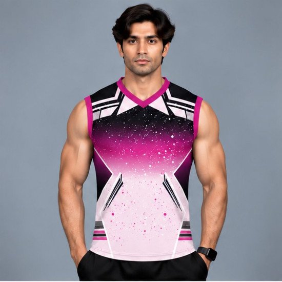 Ristrock Men's All Over Printed Polyester T-Shirt FP-D1780