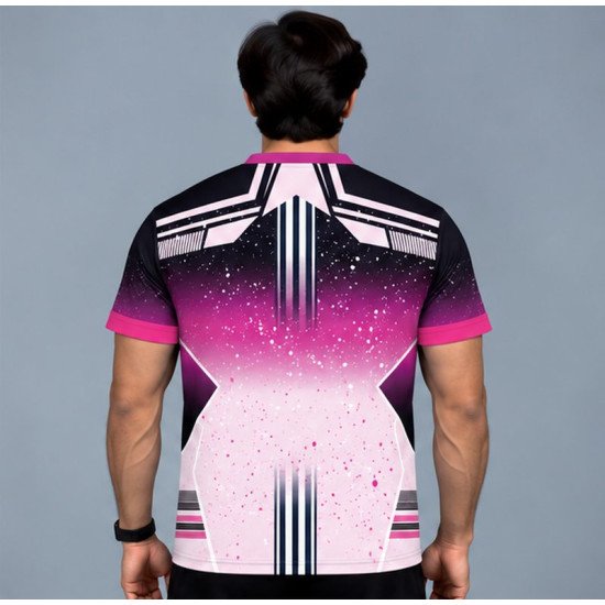 Ristrock Men's All Over Printed Polyester T-Shirt FP-D1780