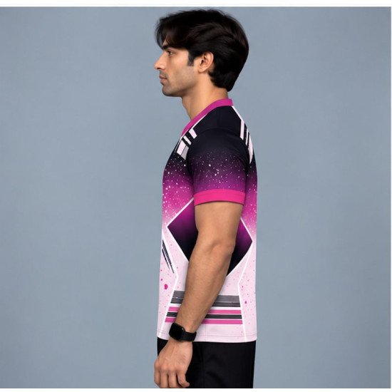 Ristrock Men's All Over Printed Polyester T-Shirt FP-D1780