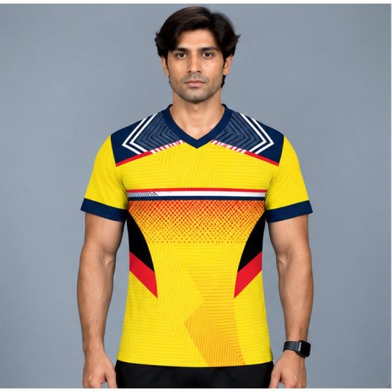 Ristrock Men's All Over Printed Polyester T-Shirt FP-D1781