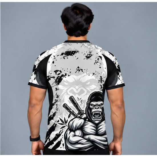 Ristrock Men's All Over Printed Polyester T-Shirt FP-D1782