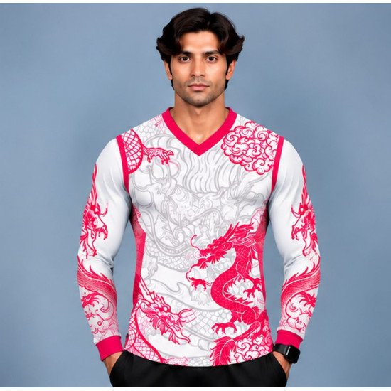 Ristrock Men's All Over Printed Polyester T-Shirt FP-D1784