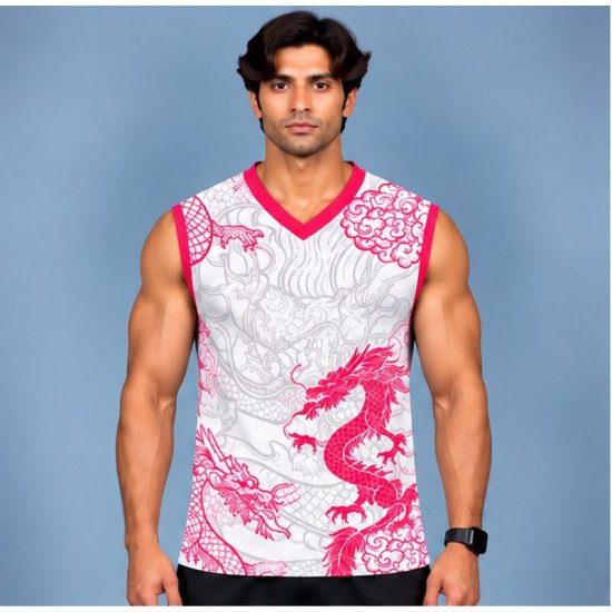 Ristrock Men's All Over Printed Polyester T-Shirt FP-D1784