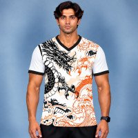 Ristrock Men's All Over Printed Polyester T-Shirt FP-D1785