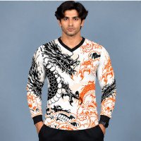 Ristrock Men's All Over Printed Polyester T-Shirt FP-D1785