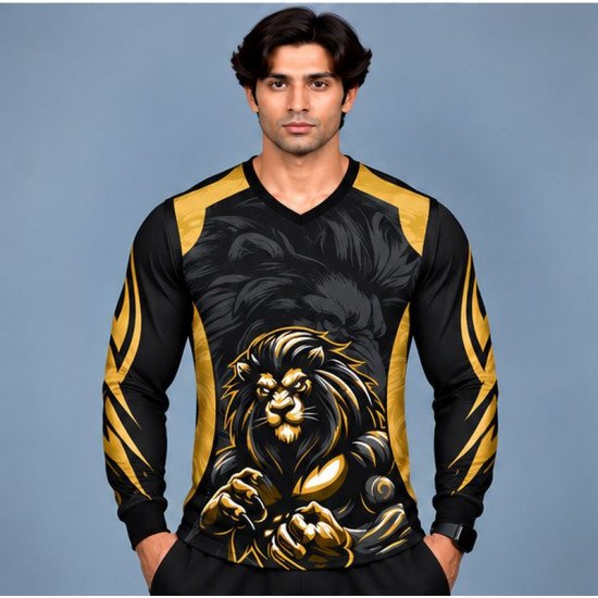 Ristrock Men's All Over Printed Polyester T-Shirt FP-D1787