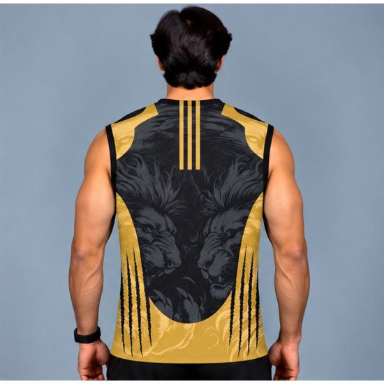 Ristrock Men's All Over Printed Polyester T-Shirt FP-D1787