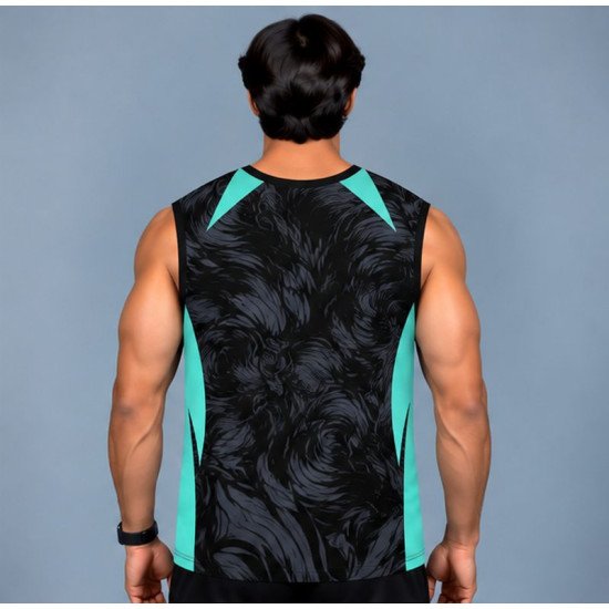 Ristrock Men's All Over Printed Polyester T-Shirt FP-D1788
