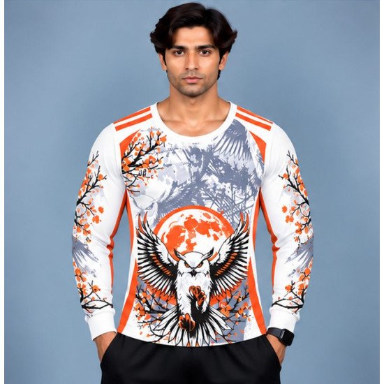 Ristrock Men's All Over Printed Polyester T-Shirt FP-D1789